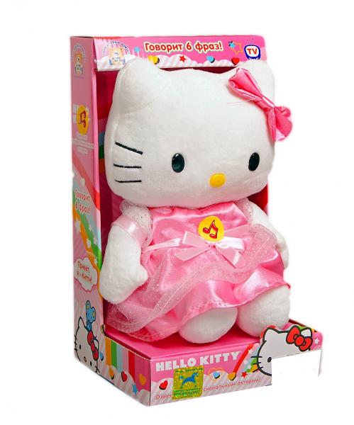 Мягкая игрушка Хэллоу Китти, озвученная, с русским чипом, 22 см.